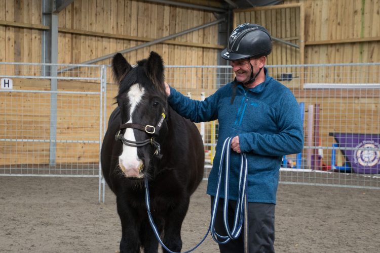 Supporting military veterans and Armed Forces struggling with poor mental health. The horses are brilliant teachers, helping to heal and build a positive mindset